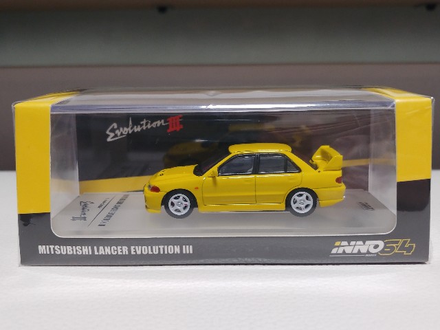 INNO Models 1/64 三菱 ランサーエボリューションⅢ イエロー