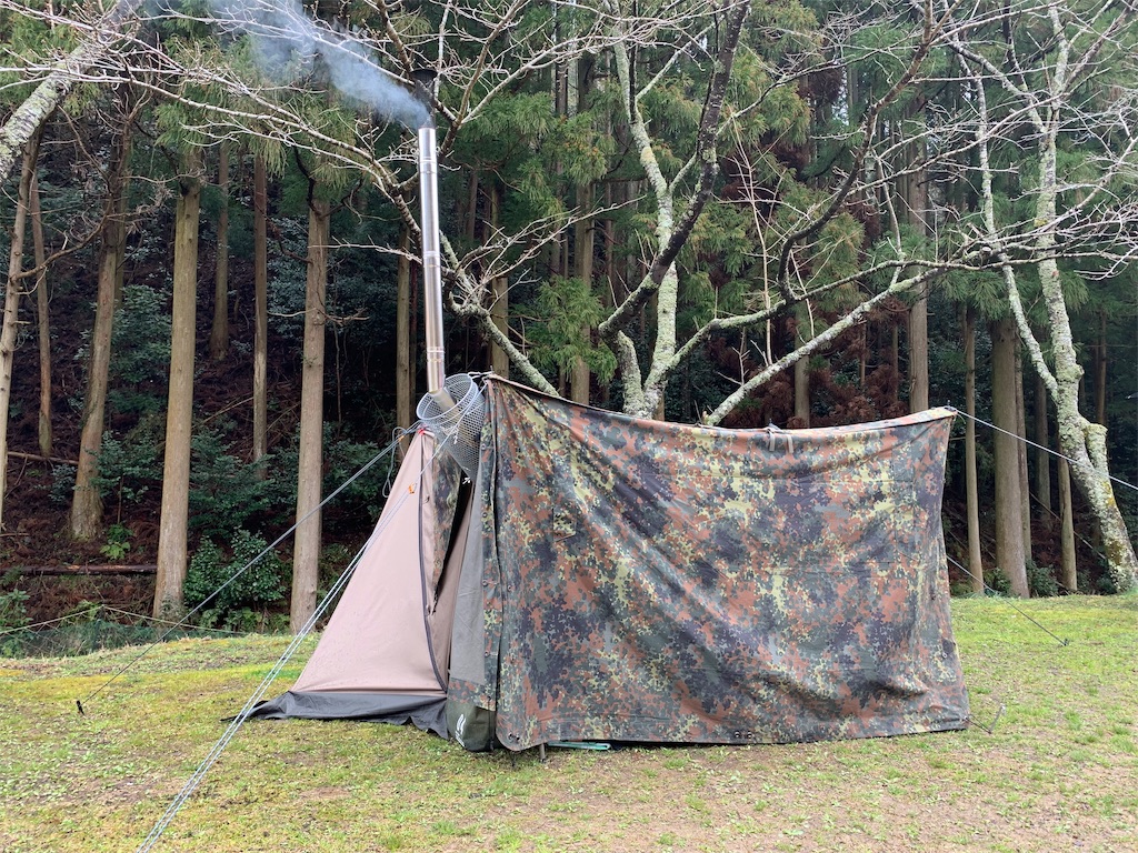 ドイツ連邦軍ハーフテント2枚組状態良好！