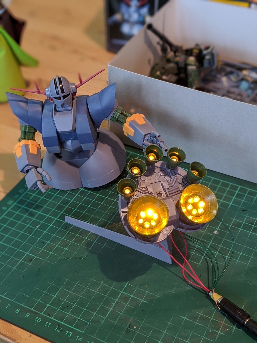 ブログはじめました。HGUCジオング(電飾)その1 - ゆうのんの ブログはじめました。HGUCジオング(電飾)その1 - ゆうのんの