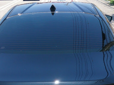 透過率5%のリアガラス