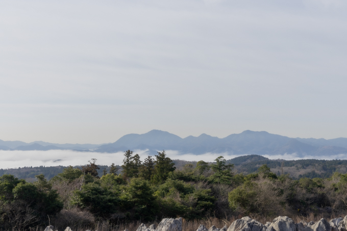 秋吉台西の西山からの雲海