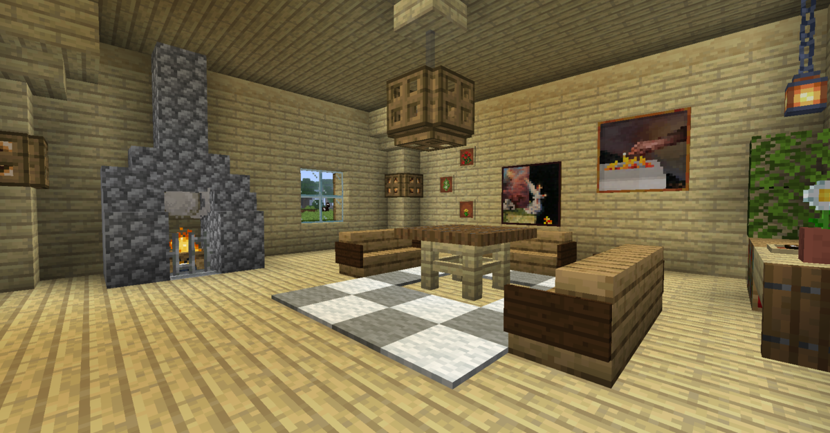 マイクラ サバイバルで使える広めのシラカバ拠点を作ってみたpart2 毎日がマイクラ日和