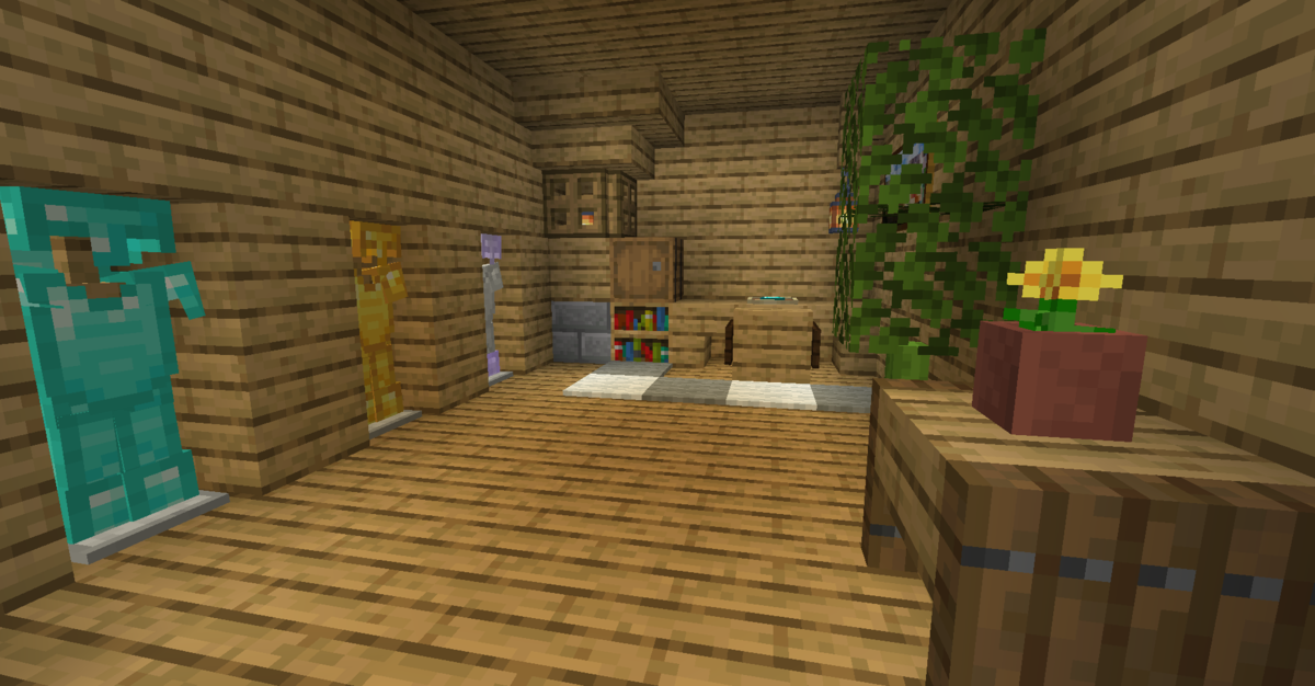 隠し部屋の内装