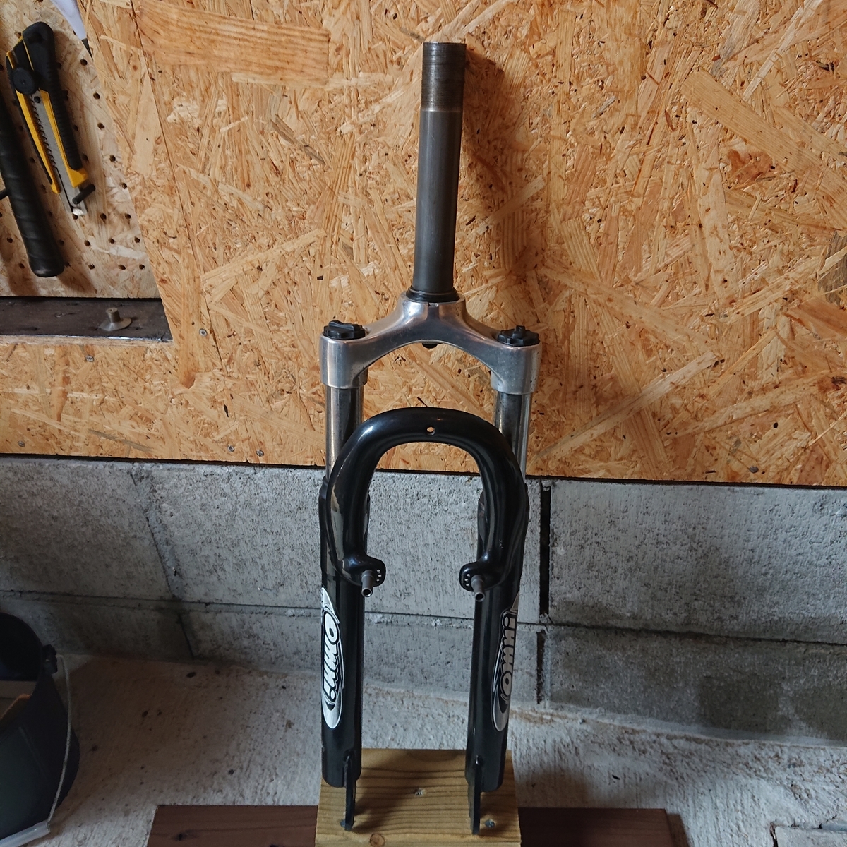 Mtbルック車軽レストア 其の五 フロントフォーク こちらyuzの自転車小屋 Mtbルック車軽レストア 其の五 フロントフォーク こちらyuzの自転車小屋