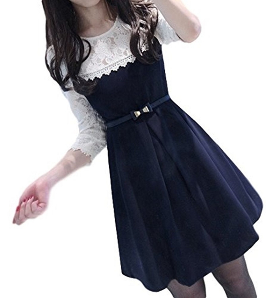 楽天市場 春の女装ショートワンピース8 最安