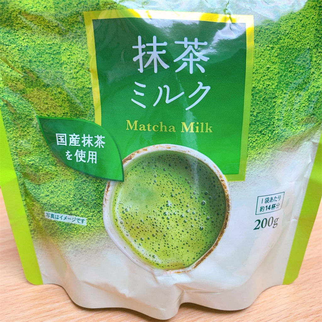 抹茶ラテレビュー】ベイシア 抹茶ミルク - イメージ☆マテリアル