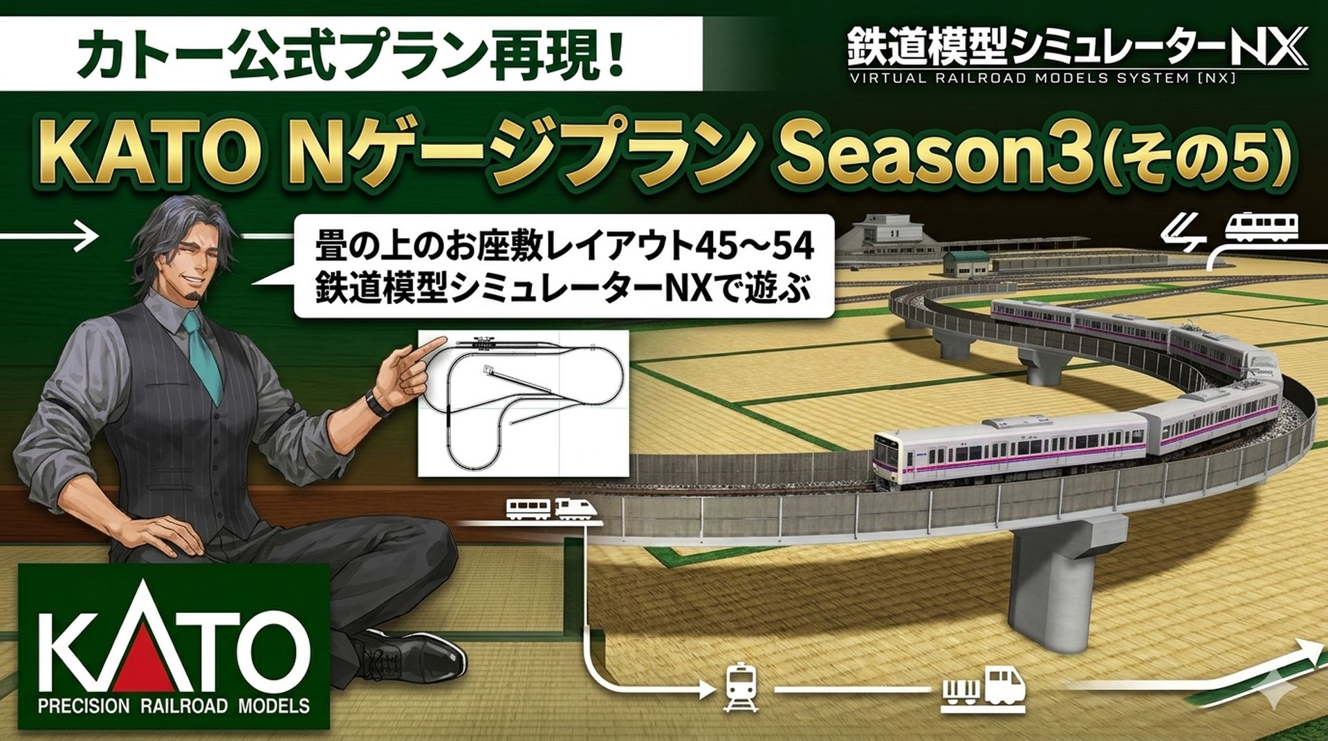 激レア！あそぼうNゲージ　鉄道模型シミュレーター3 Nゲージ 模型・プラモデル 激レア！あそぼうNゲージ 鉄道模型シミュレーター3 N