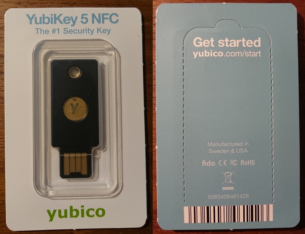 その他 YubiKey 5 NFC YubiKey 5 NFC