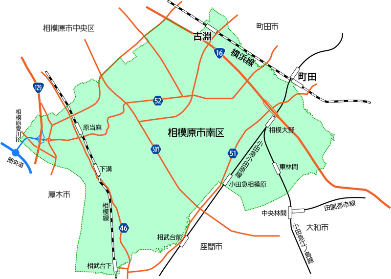 相模原市南区の横浜線