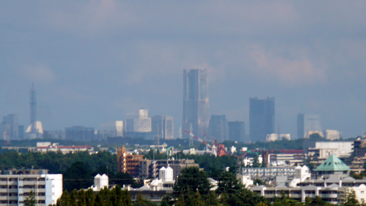 グリーンタワーから見た横浜方面