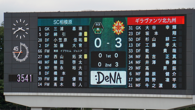 2024年10月6日　SC相模原vsギラヴァンツ北九州