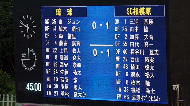 2024年10月12日　FC琉球OKINAWA vs SC相模原