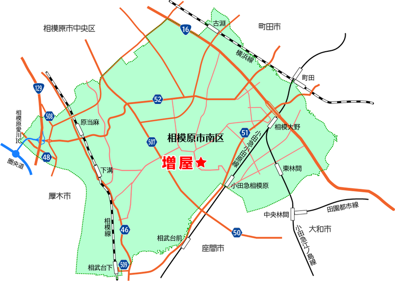 増屋（相模原市南区南台）