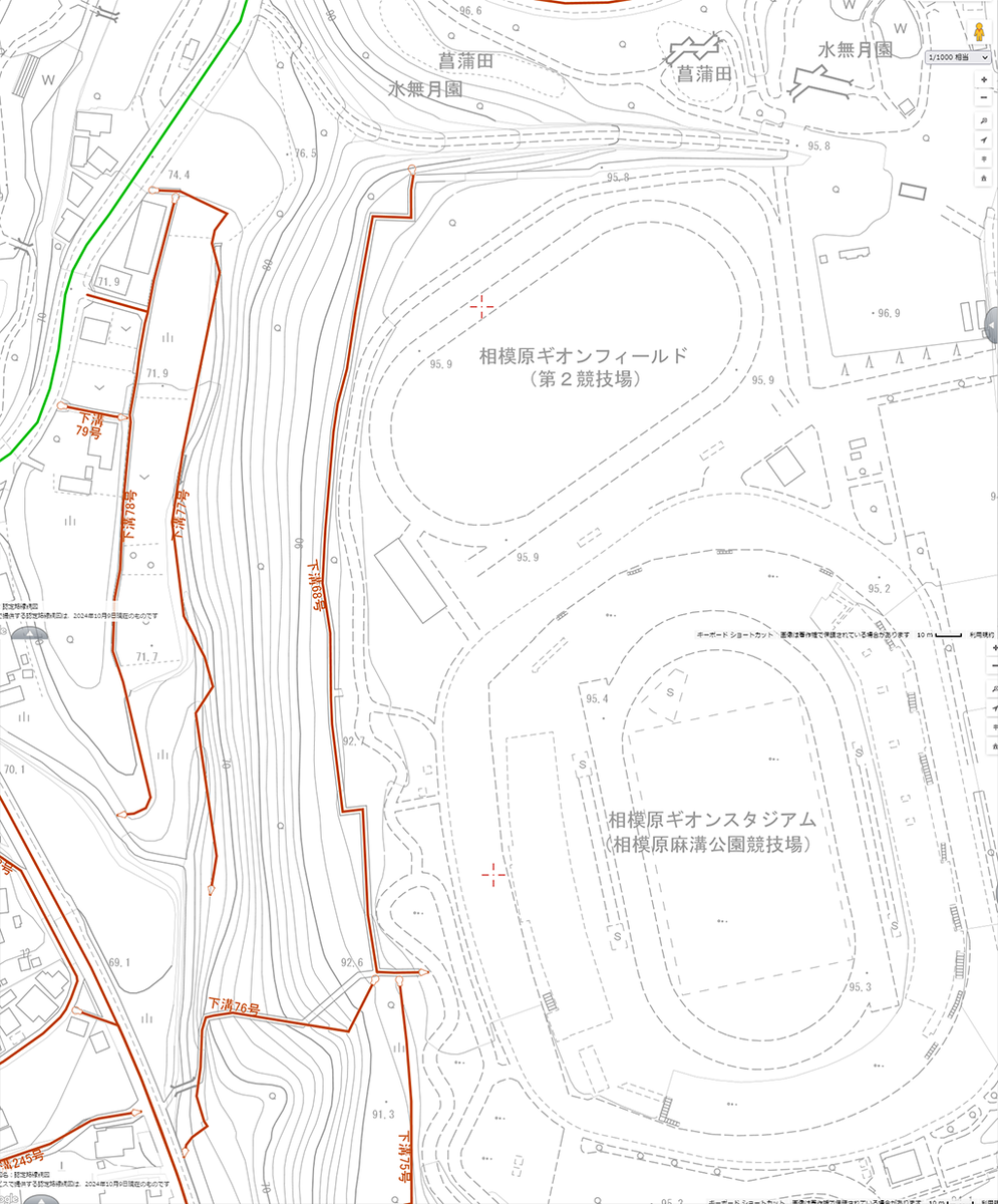 相模原市道 下溝76号・下溝68号（相模原市南区下溝）