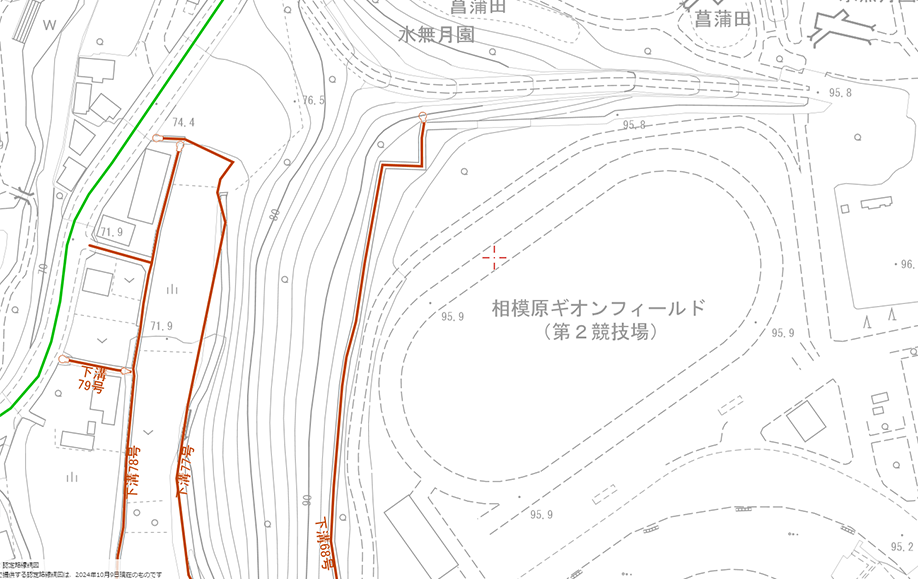 相模原市道 下溝76号・下溝68号（相模原市南区下溝）