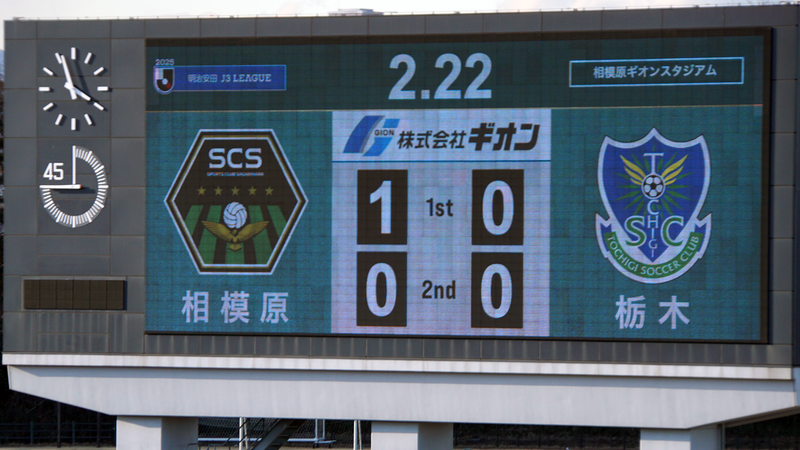 2025年2月22日　SC相模原vs栃木SC