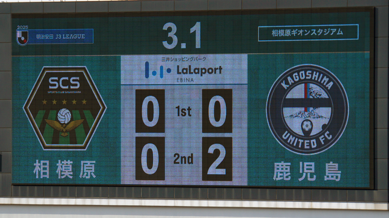 2025年3月1日　SC相模原vs鹿児島ユナイテッドFC