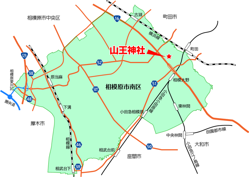 山王神社（相模原市南区上鶴間本町）