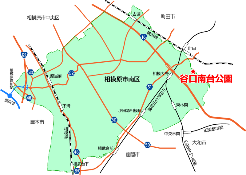 谷口南台公園（相模原市南区上鶴間本町）