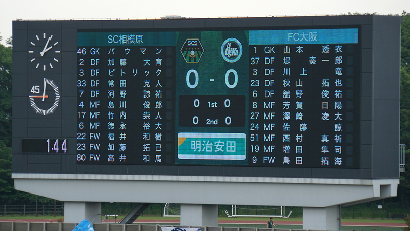 2025年5月18日　SC相模原vsFC大阪　＠相模原ギオンスタジアム