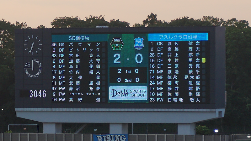 2025年6月28日　SC相模原vsアスルクラロ沼津　