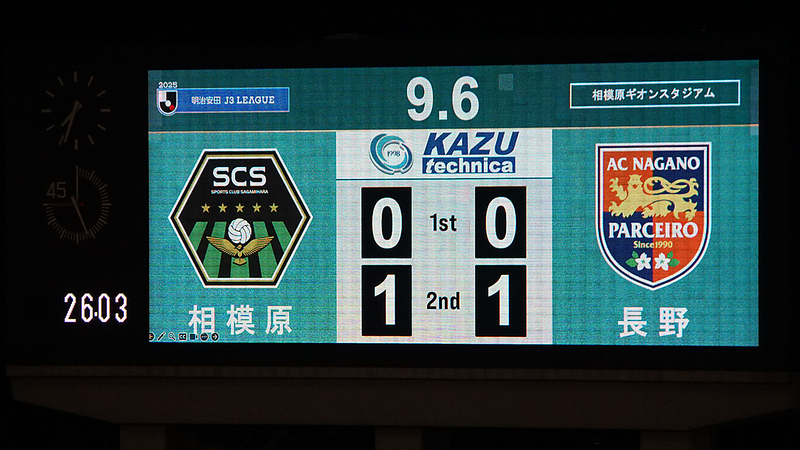 2025年9月6日　SC相模原vsAC長野パルセイロ