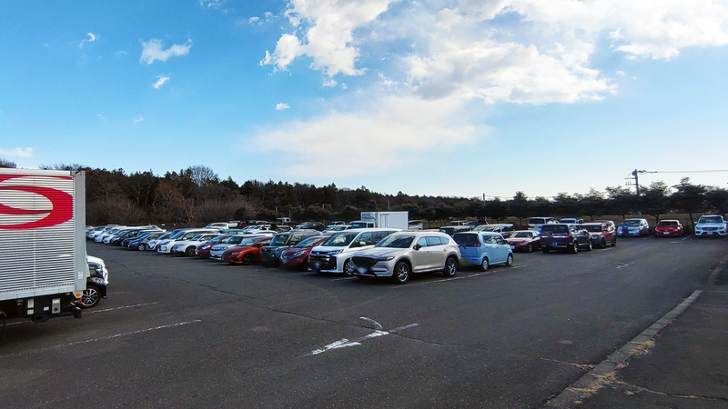 相模原ギオンスタジアム・相模原麻溝公園の駐車場