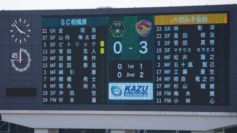 2026年4月12日 SC相模原 vs ベガルタ仙台