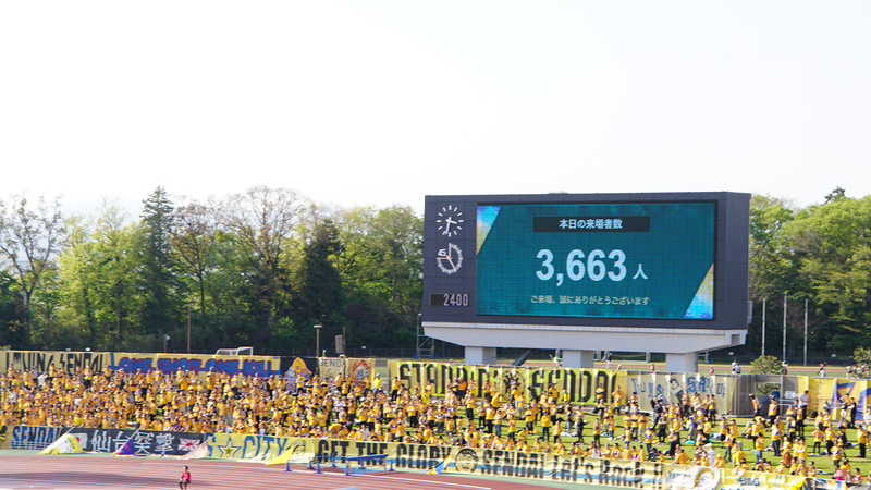 2026年4月12日 SC相模原 vs ベガルタ仙台
