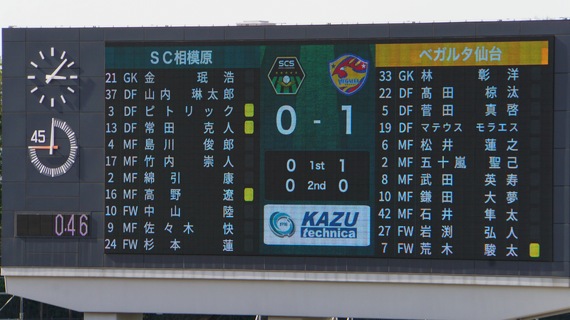 2026年4月12日 SC相模原 vs ベガルタ仙台