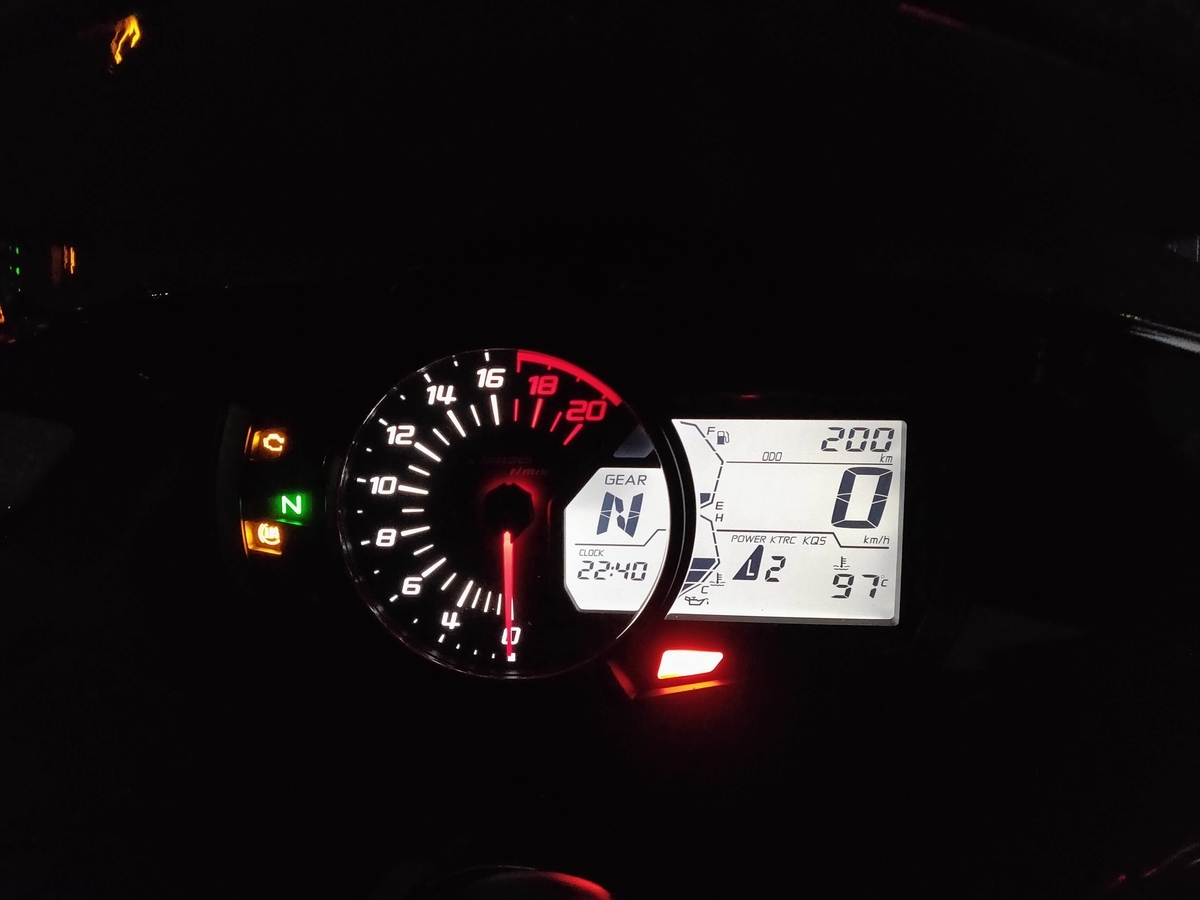 Kawasaki ZX-25R ナラシ第一段階 200キロ終了 燃費等のインプレ - さん