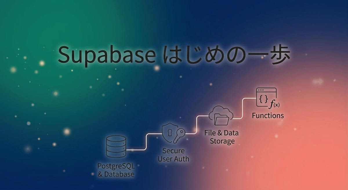 Supabase はじめの一歩