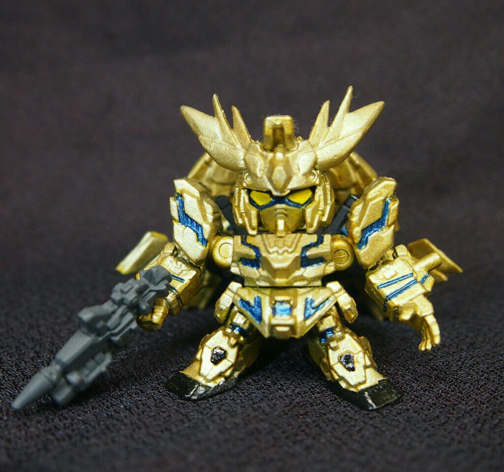 Rx 0 ユニコーンガンダム3号機 フェネクス ガシャポン戦士 改造 39某の戦士