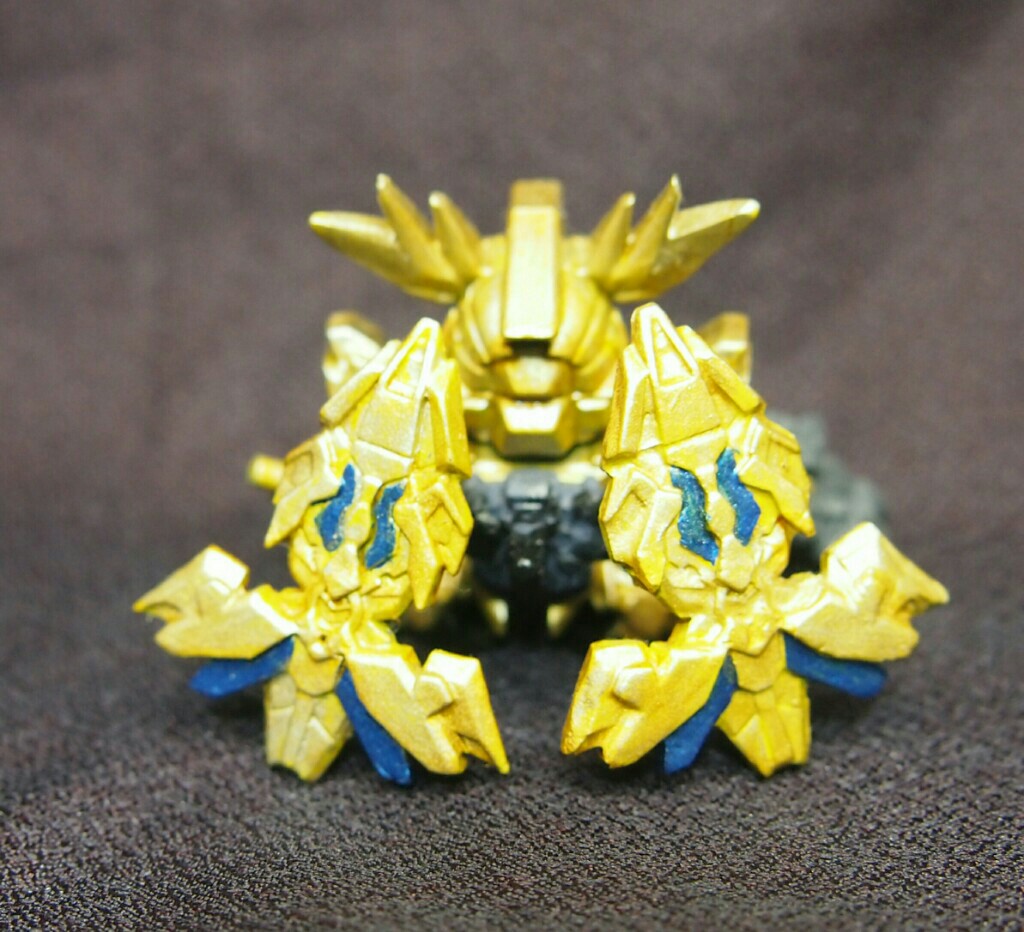 Rx 0 ユニコーンガンダム3号機 フェネクス ガシャポン戦士 改造 39某の戦士