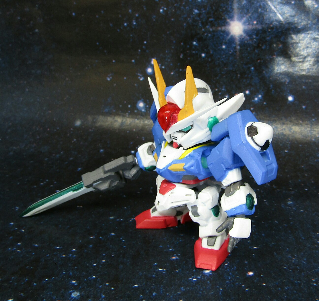 GN-0000 ダブルオーガンダム 【ガシャポン戦士 リペイント】 - 39某の戦士