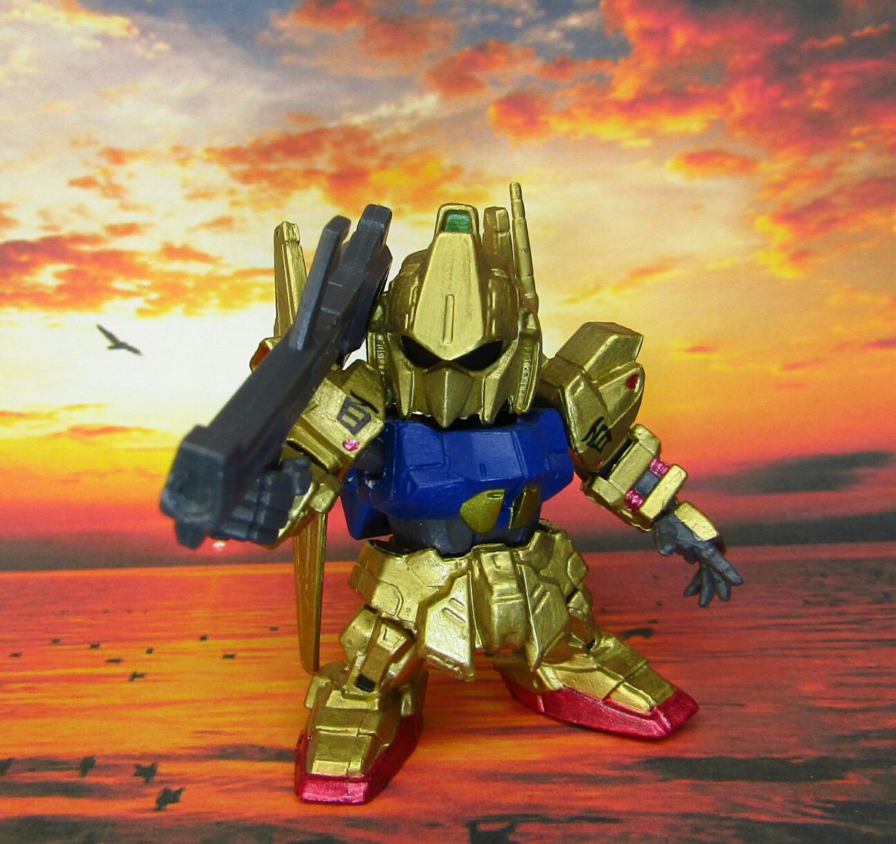 MSN-00100 百式 & MSK-008 ディジェ 【ガシャポン戦士f 05 レビュー