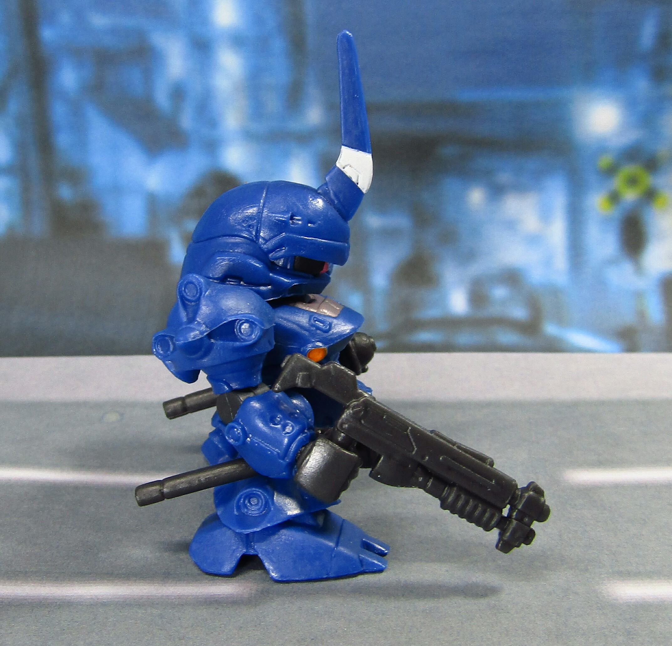 SDガンダムガシャポン戦士 ガン消し ケンプファー 青 限定武器装備 MS-18E ケンプファー 【ガシャポン戦士f10 レビュー】 - 39某の戦士