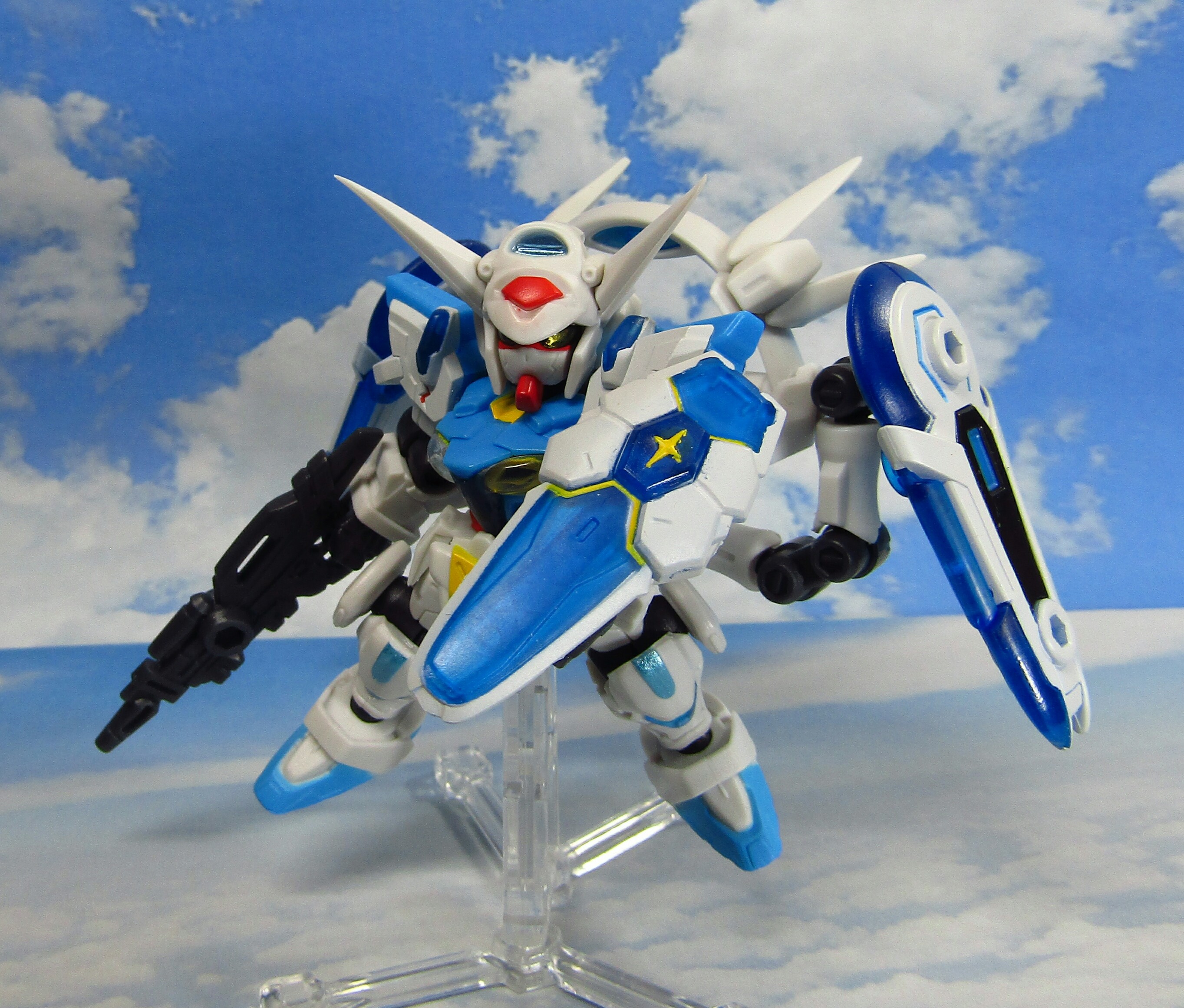 モビルスーツ アンサンブル G セルフ パーフェクトパック 全身にクリアパーツを使用！「MOBILE SUITS ENSEMBLE EX16 G