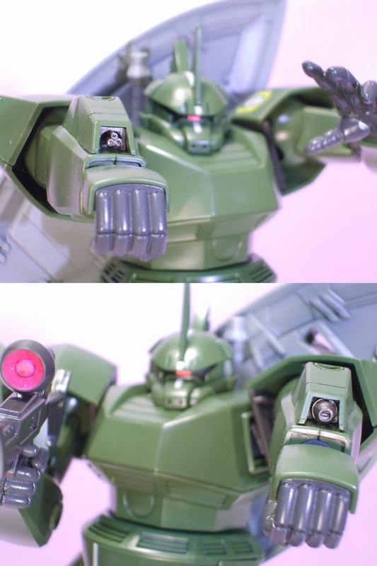 HGUC 1/144 グフ&ゲルググ（ヴィッシュ・ドナヒュー専用機) 小改造 - n