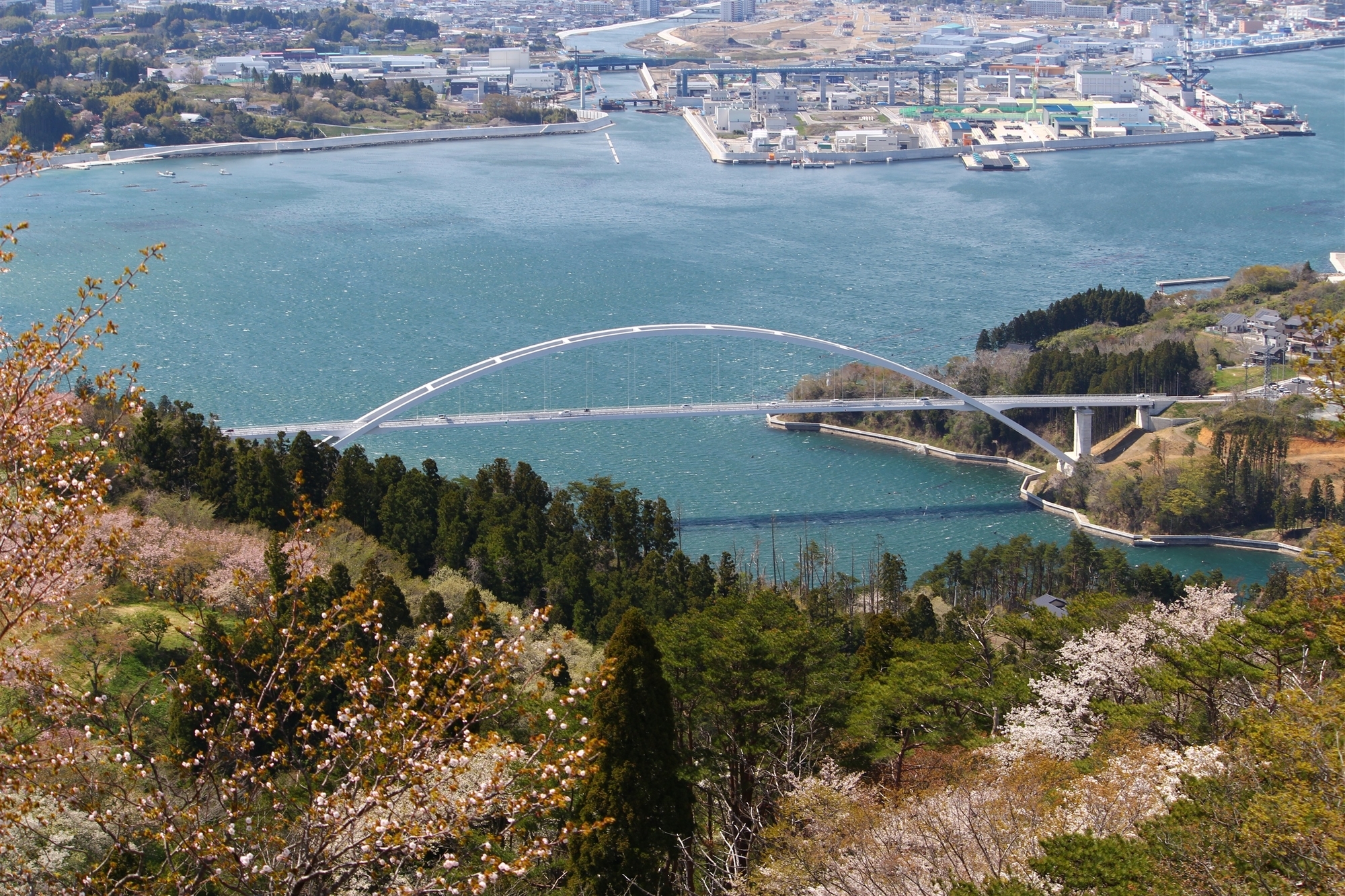 大島大橋　亀山山頂から