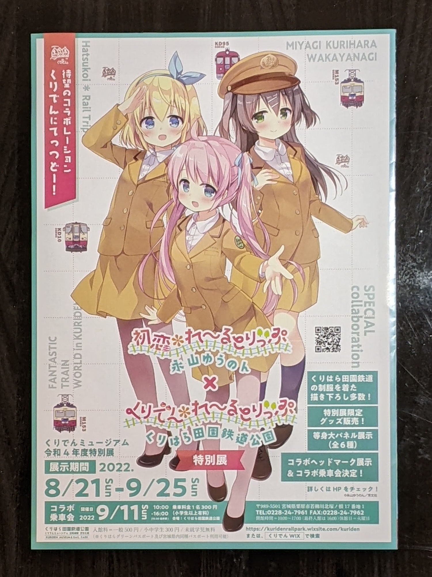 くりでん れーるとりっぷ パンフレット