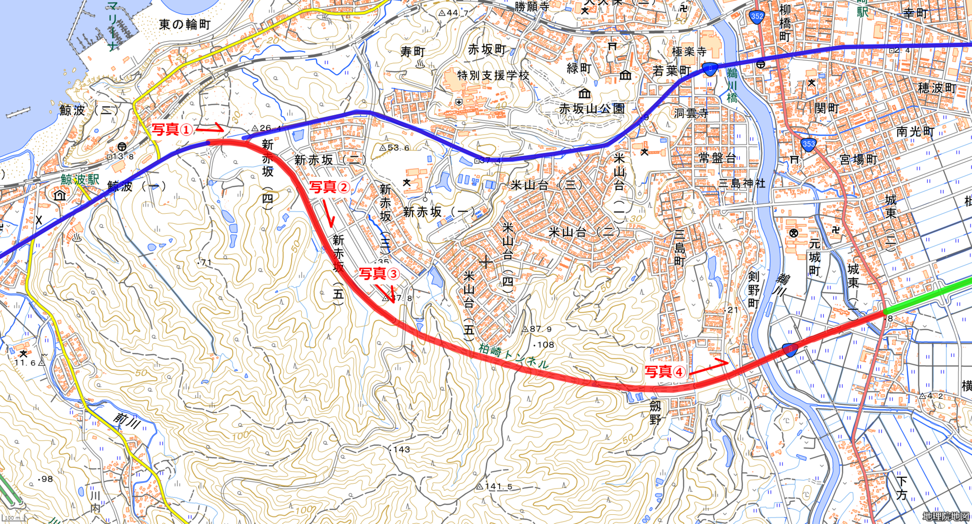 車載カメラ撮影箇所