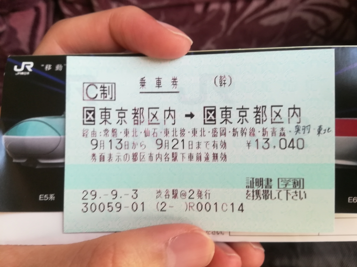 東北地方を一周するきっぷ 東北地方を一周するきっぷ