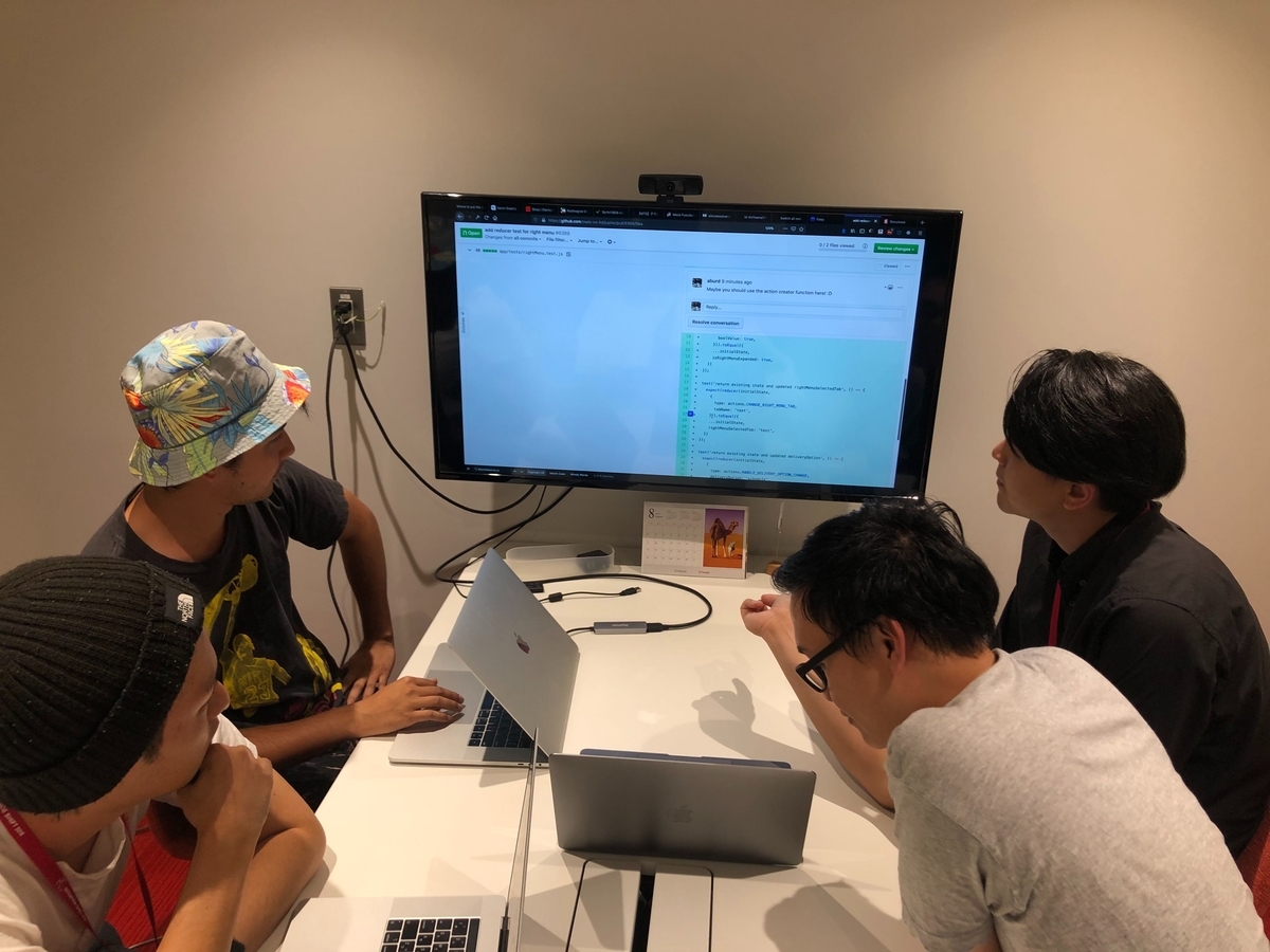 f:id:zeals-engineer:20190929170207j:plain GitHub上のPRに対してレビュー