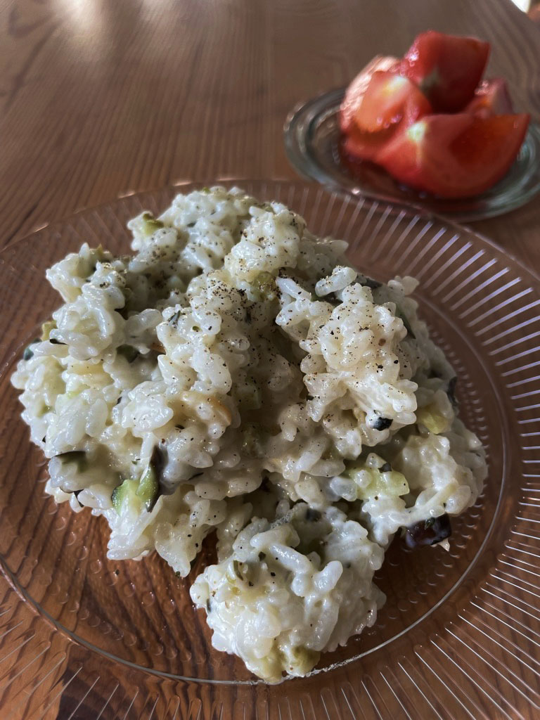 冷凍ご飯があったなら クリームリゾット を 柴犬ゼロと衣食住