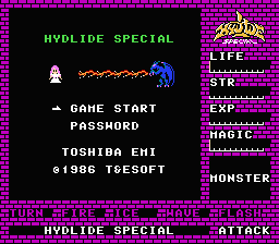 ハイドライド・スペシャル】ファミコン初の本格RPG！剣士ジム