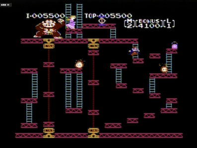 ドンキーコング】ドンキーコングとマリオのデビュー作!ゲーム史に名を ...