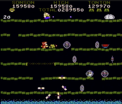 SON SON ファミリーコンピュータ用② ソンソン】カプコンのファミコン参入ソフト第2弾！天竺目指して