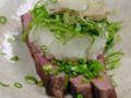 [上田][長野][和食][膳][Japanesefood][食][料理]たたき風ステーキ