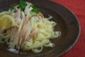 [上田][長野][和食][膳][Japanesefood][食][料理][ぱすた]冷やし鶏みょうがの伊田麦うどん